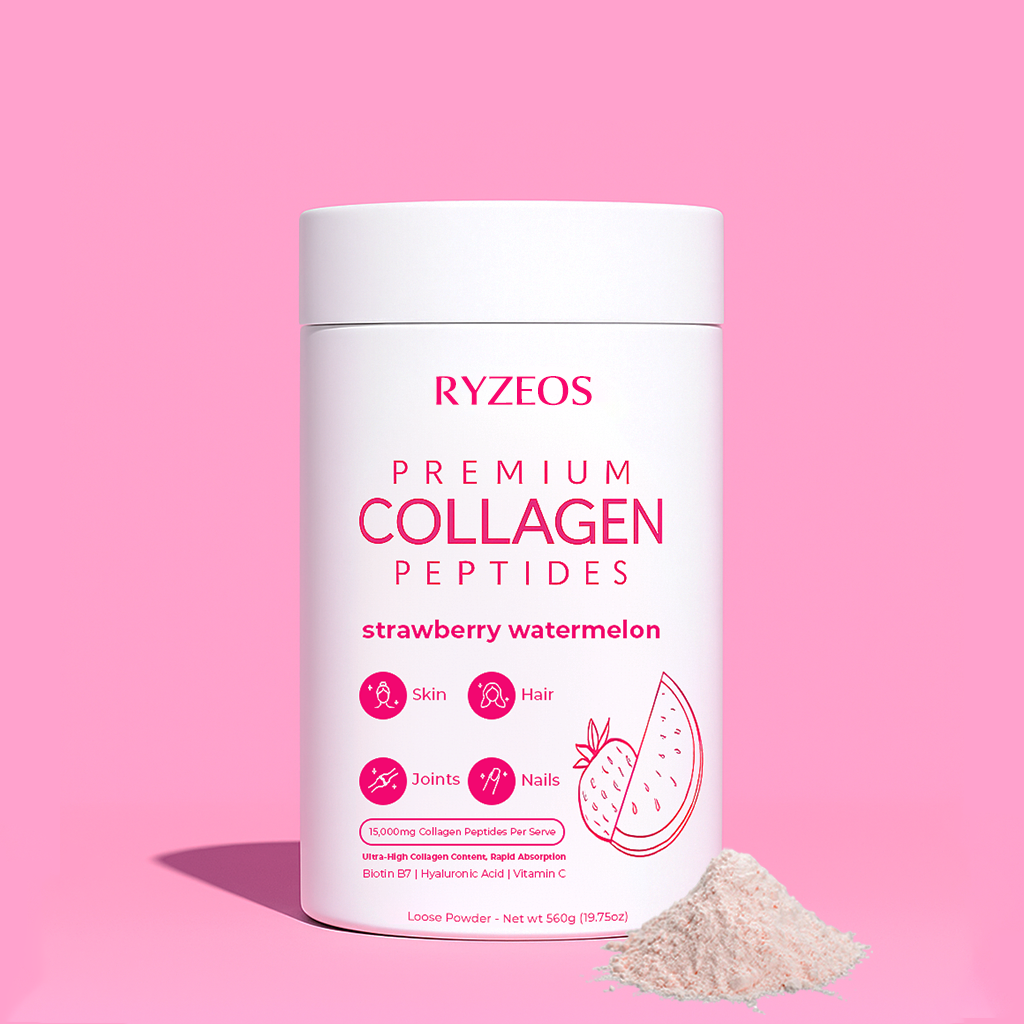 Ryzeos Strawberry Watermelon Collagen Powder - 560g