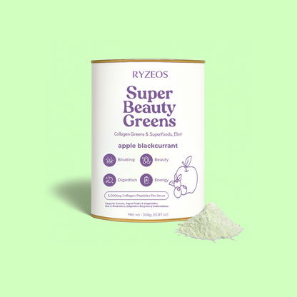 Ryzeos Apple Blackcurrant Super Beauty Greens - 308g