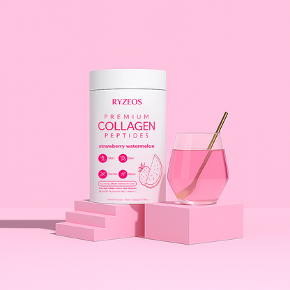 Ryzeos Strawberry Watermelon Collagen Powder - 560g