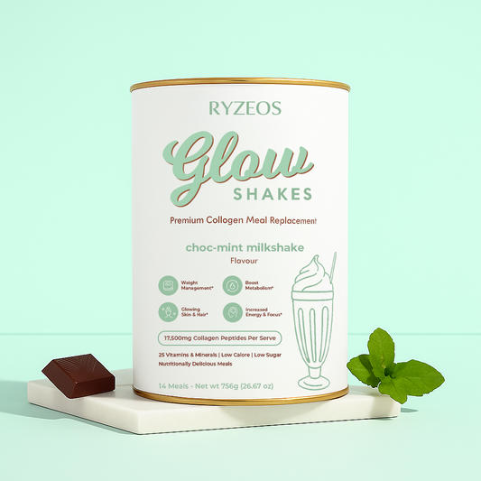 Ryzeos Choc-Mint Collagen Meal Replacement - 784g