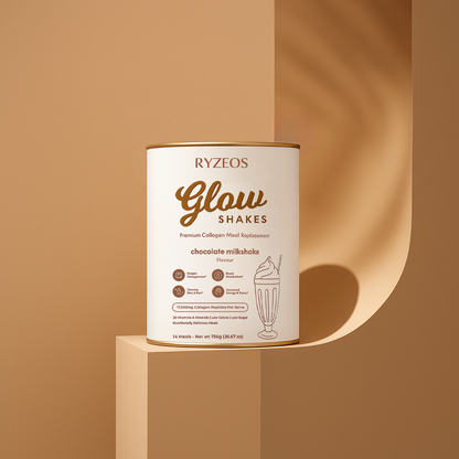 Ryzeos Chocolate Milkshake Collagen Meal Replacement - 756g