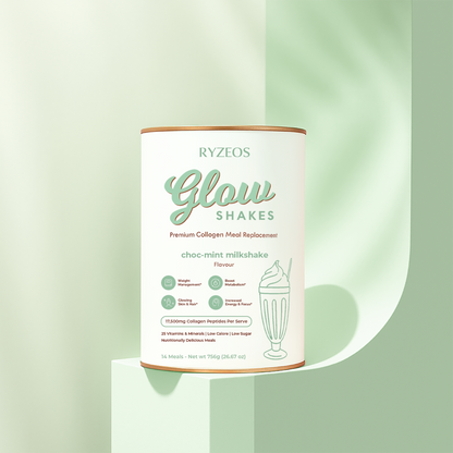 Ryzeos Choc-Mint Collagen Meal Replacement - 784g