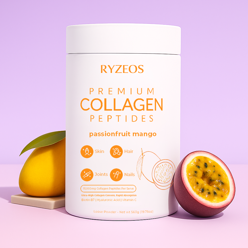 Ryzeos Passionfruit Mango Collagen Powder - 560g