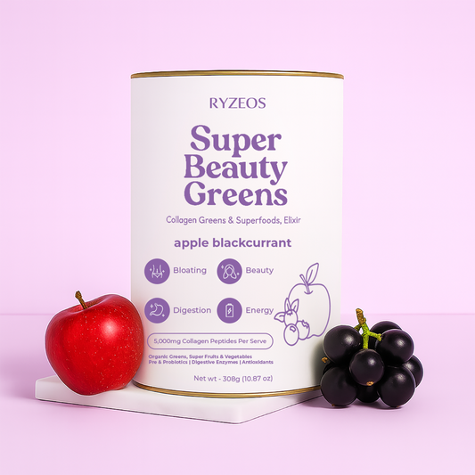 Ryzeos Apple Blackcurrant Super Beauty Greens - 308g